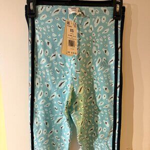 Adidas light blue leggings